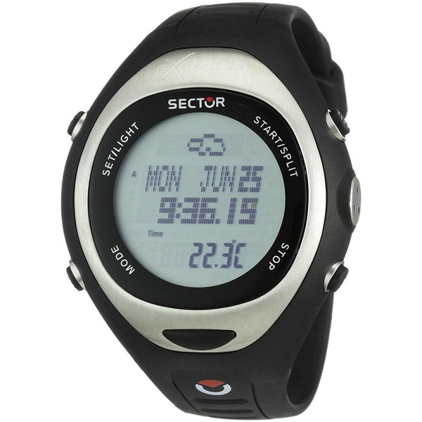 Sector Men's 3251174115 Expander Black Rubber Watch