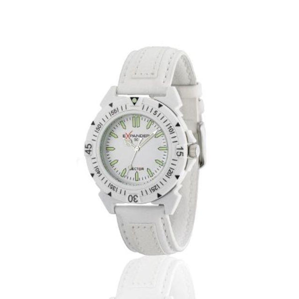 Sector Men's 3251197045 Expander White Leather Watch