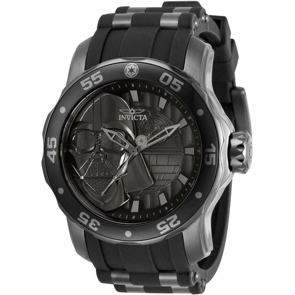 Invicta Men's 32512 Star Wars Darth Vader Black Silicone Watch