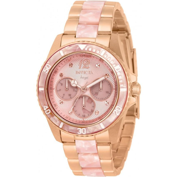 Invicta Women's 32534 Angel Rose-Tone Stainless Steel Watch