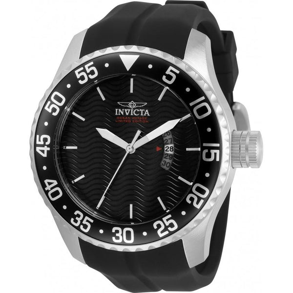Invicta Men's 32658 Pro Diver Ocean Voyage Black Silicone Watch