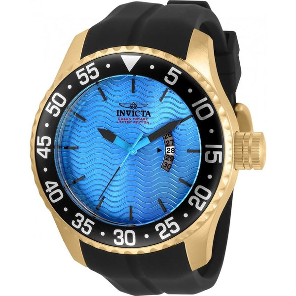 Invicta Men's 32659 Pro Diver Ocean Voyage Black Silicone Watch