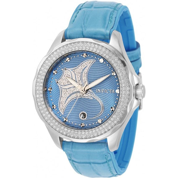 Invicta Women's 32667 Wildflower Ocean Voyage Pink Leather Watch