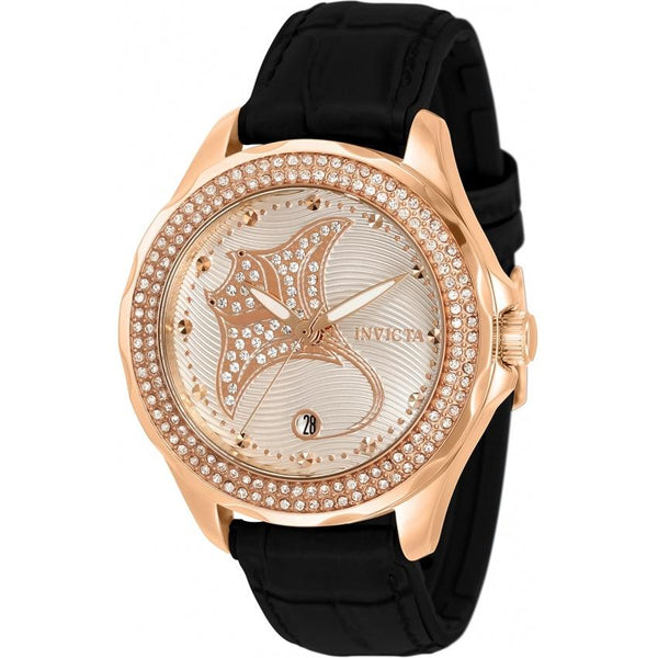 Invicta Women's 32668 Wildflower Ocean Voyage Pink Leather Watch