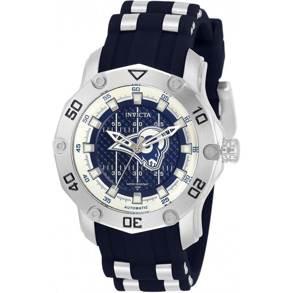 Invicta Women's 32872 NFL Los Angeles Rams Automatic Blue and Silver Silicone Watch