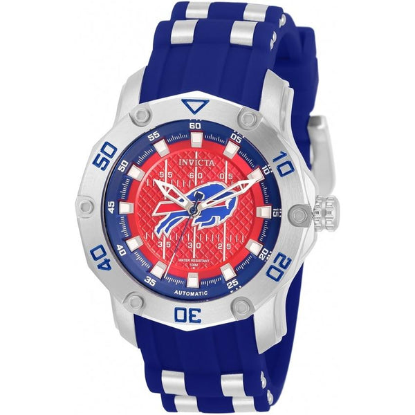 Invicta Women's 32876 NFL Buffalo Bills Automatic Blue and Silver Silicone Watch