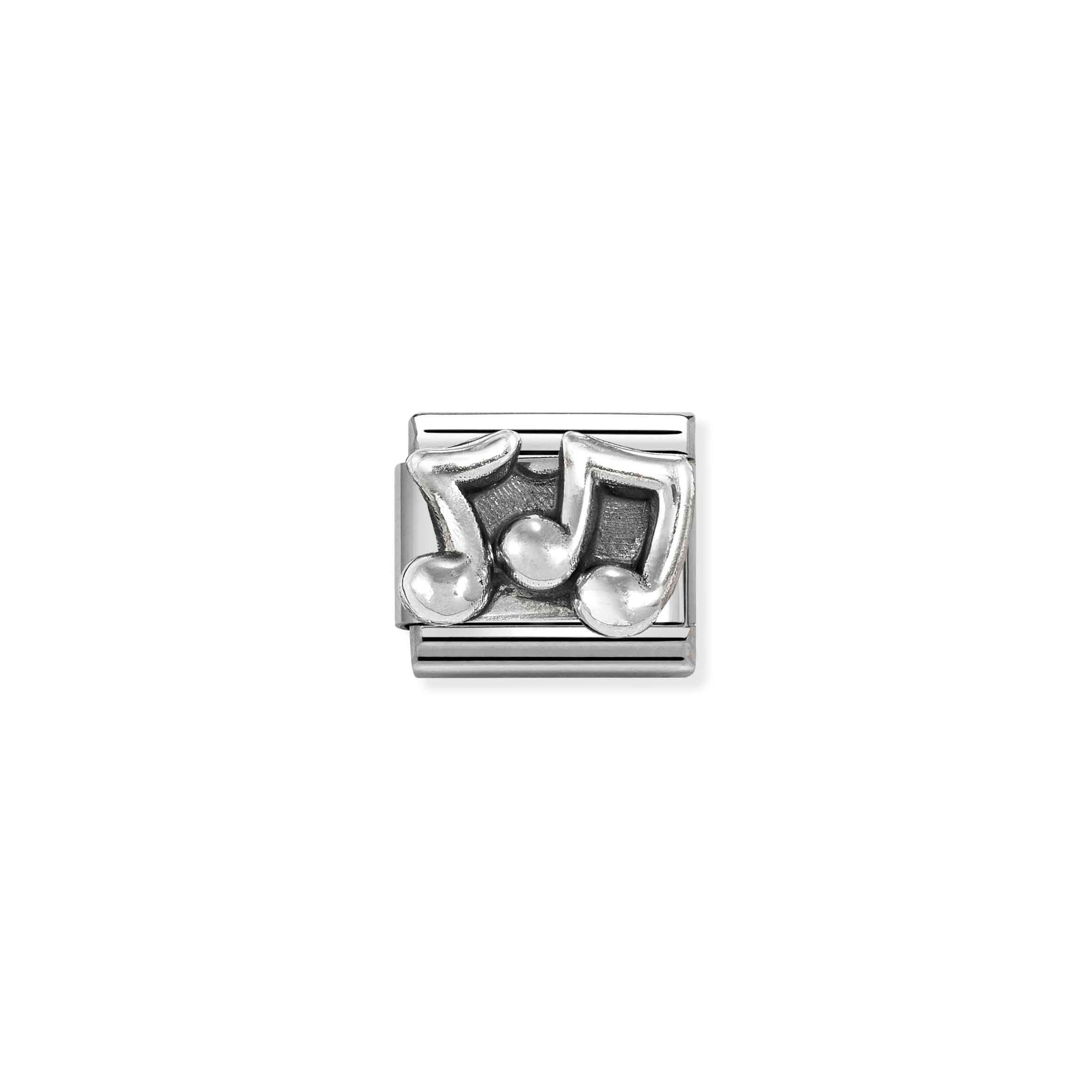 330101_86_01_7ad8.jpg Charm, Composable Link, Music Notes, sterling silver