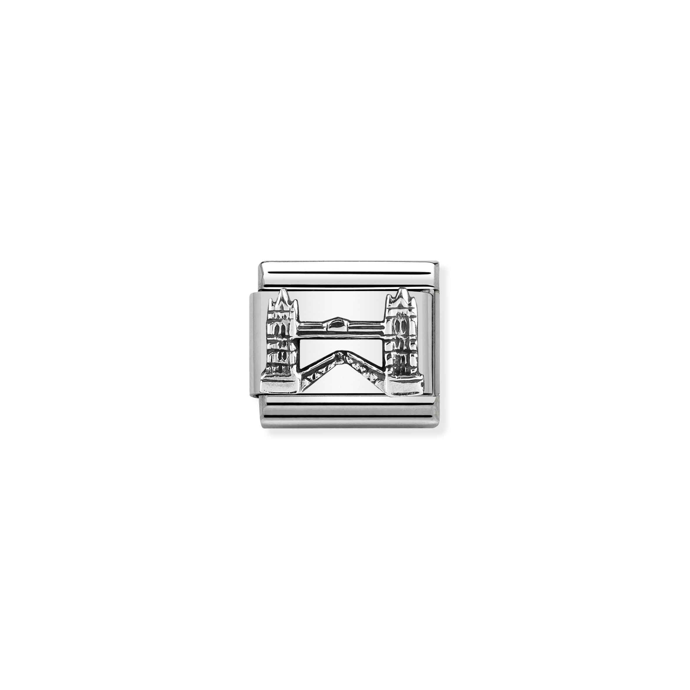Charm, Composable Link, Tower Bridge silver