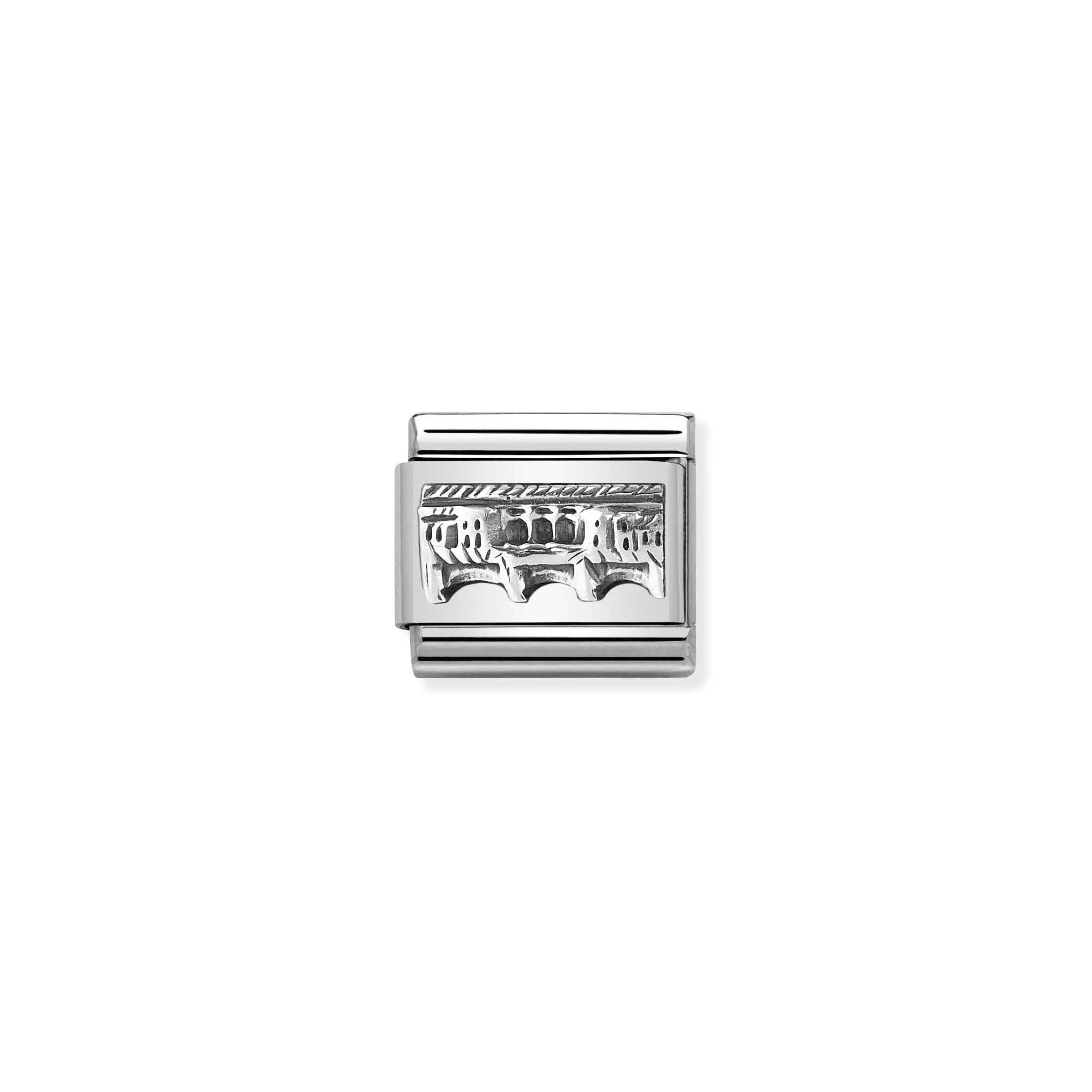 Charm, Composable Link, Ponte Vecchio silver