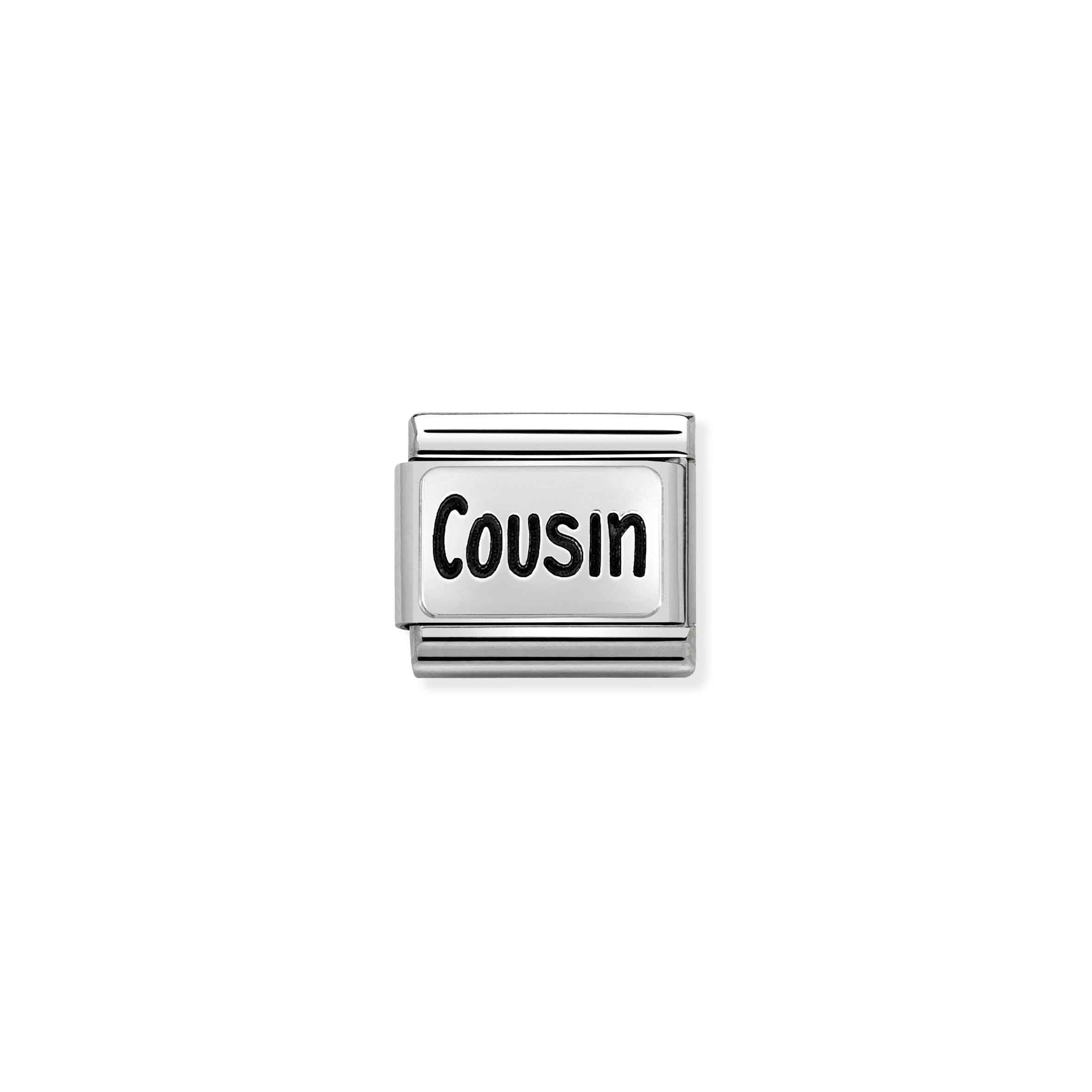 Charm, Composable Link, Cousin Sterling Silver