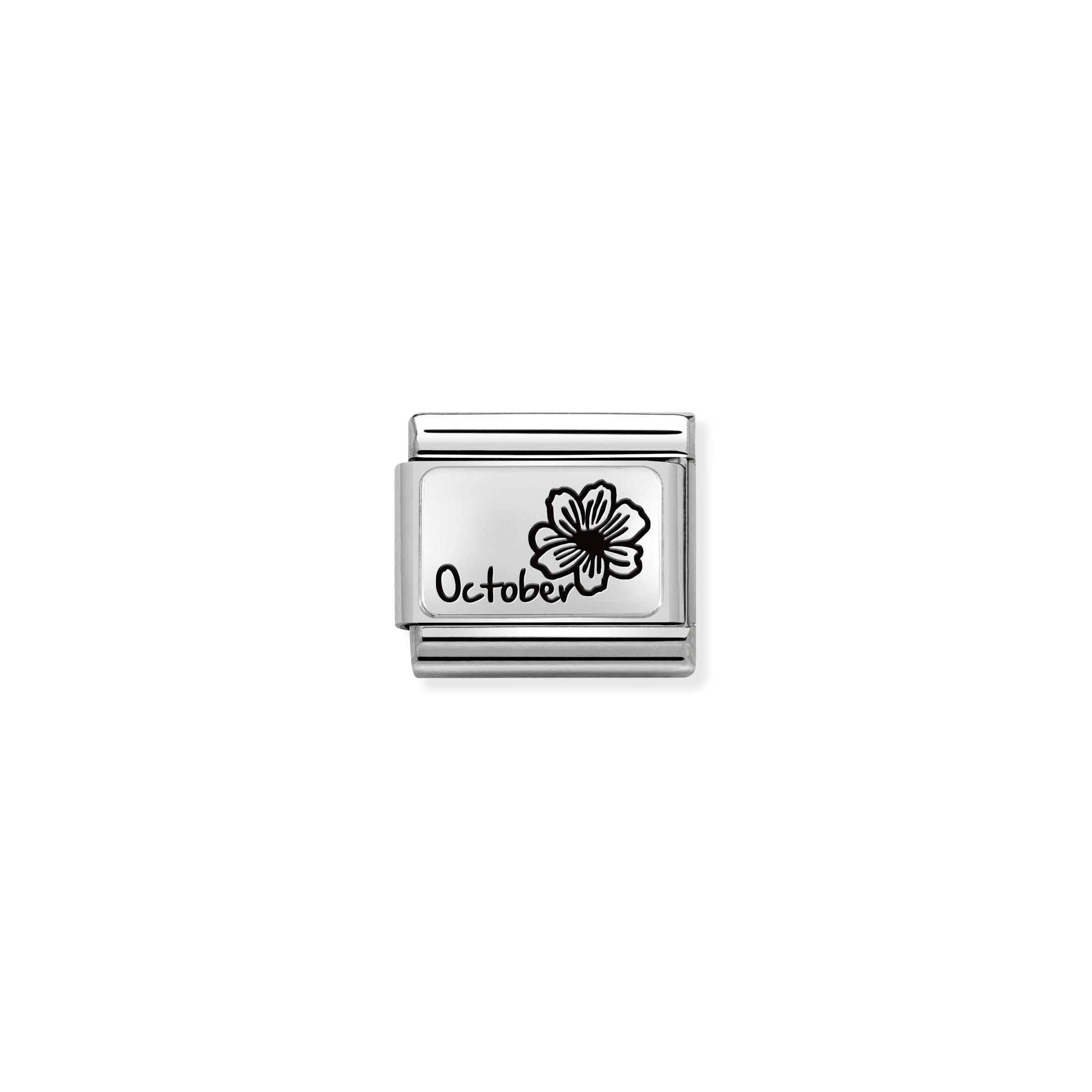 Charm, Composable Link, OCTOBER Flower