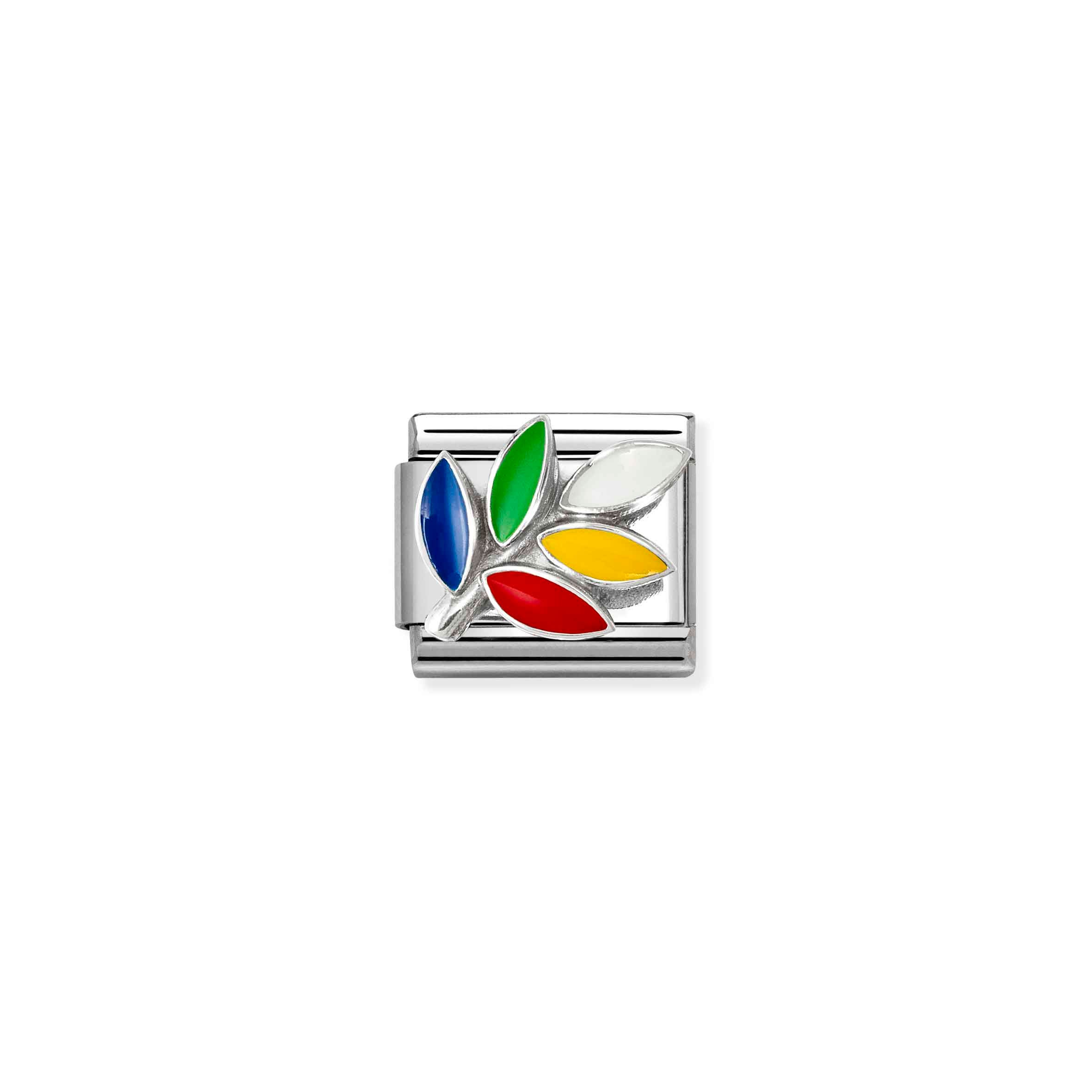 Charm, Composable Link, Rainbow Olive Branch