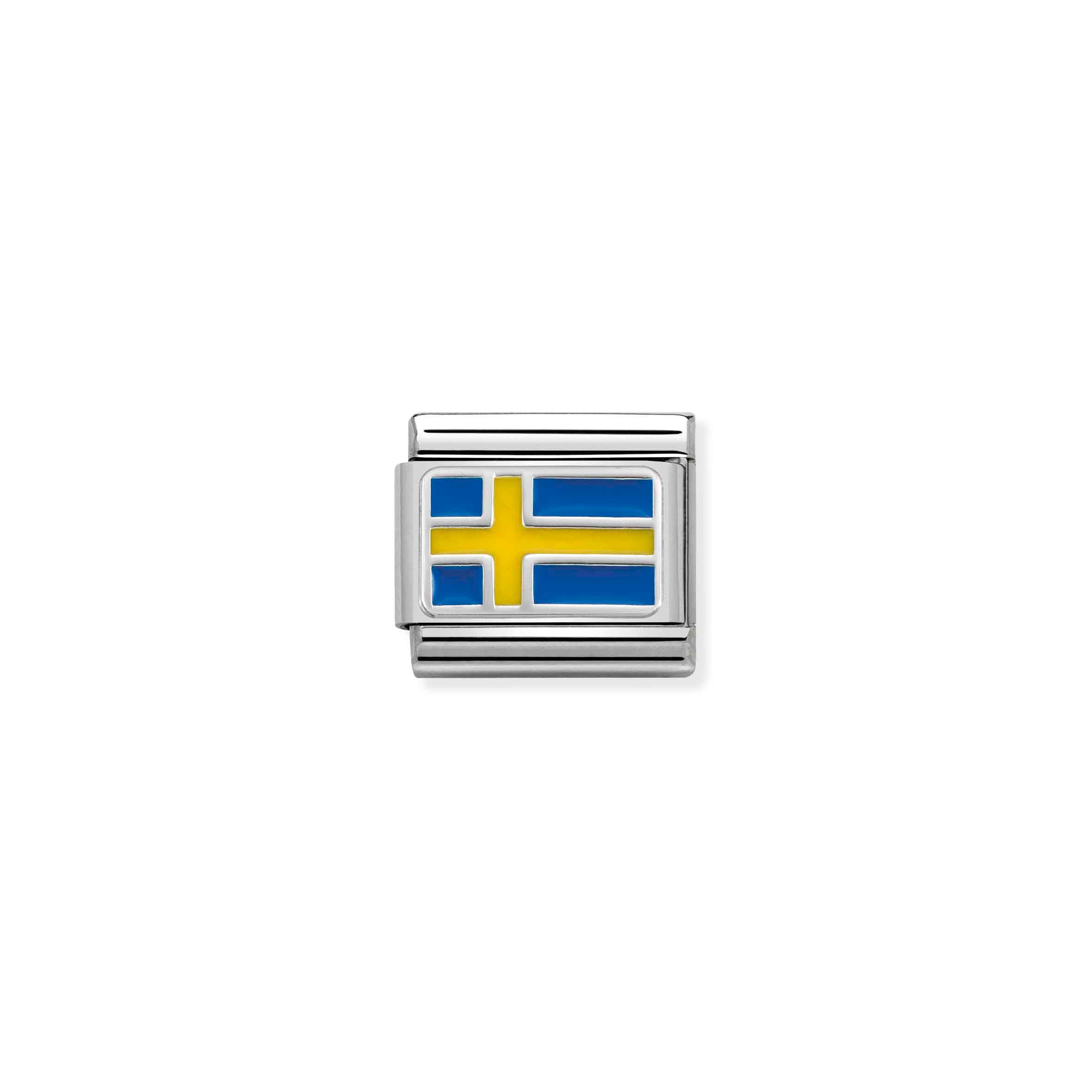 Charm, Composable Link, Sweden with Enamel