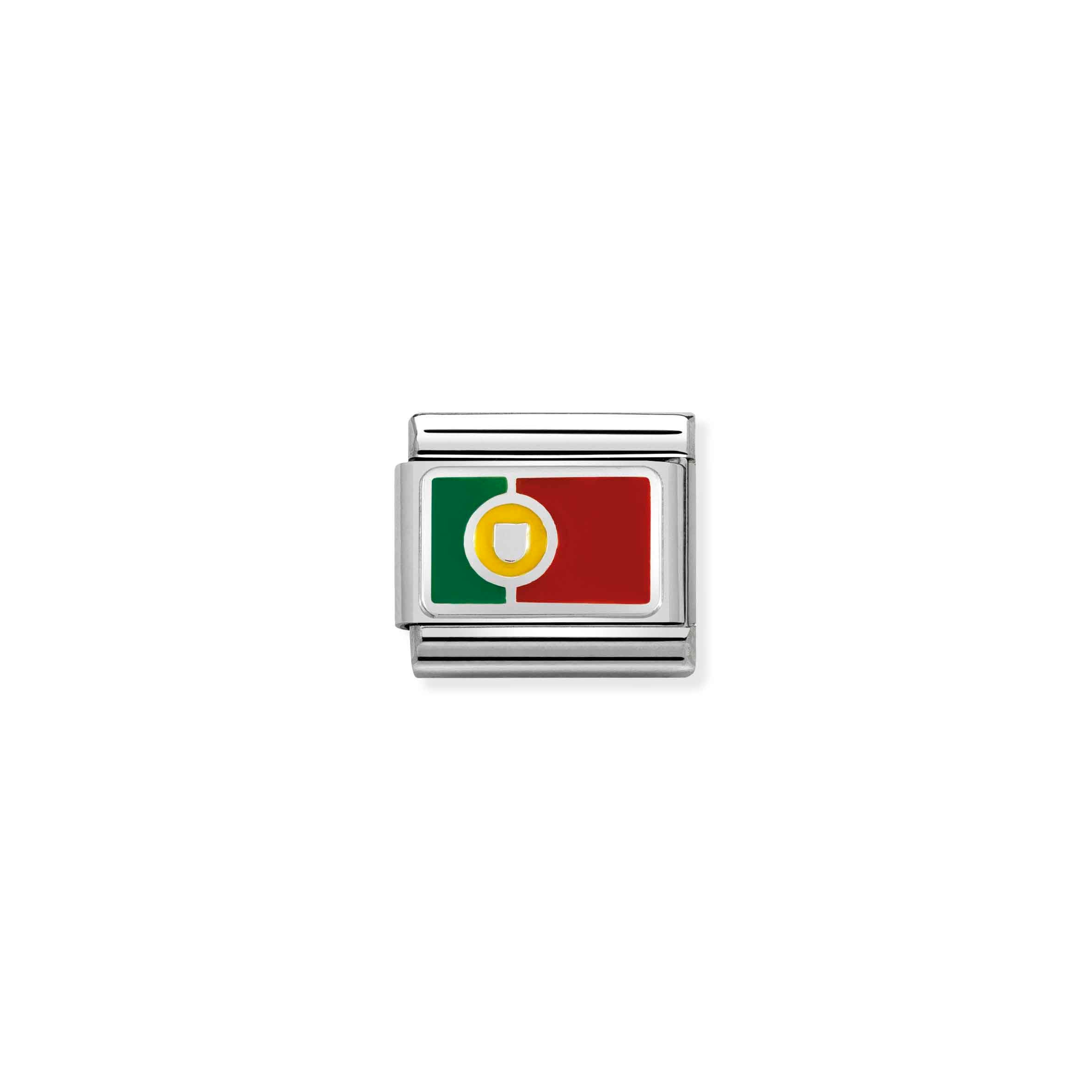 Charm, Composable Link, Portugal with Enamel