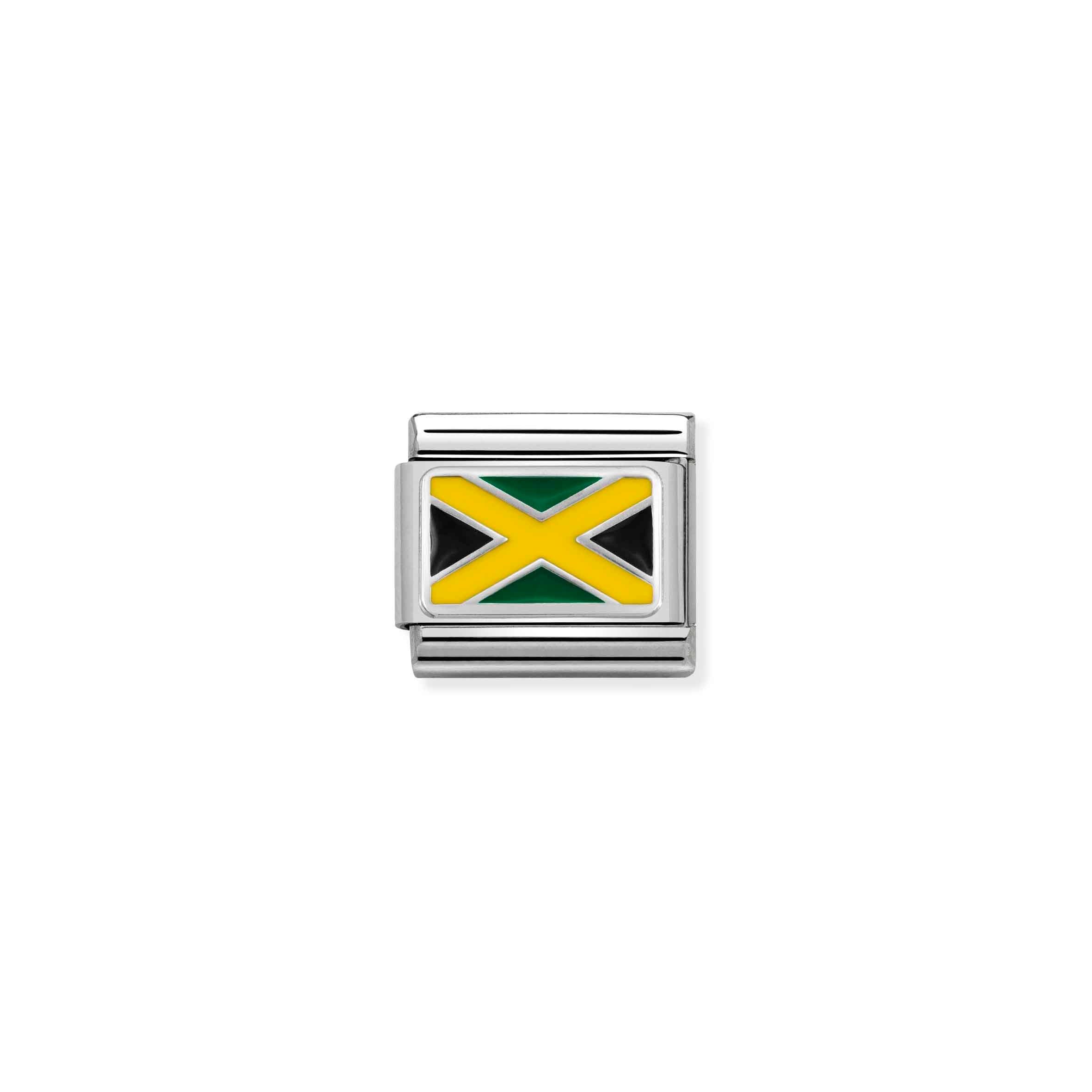 Charm, Composable Link, Jamaica with Enamel