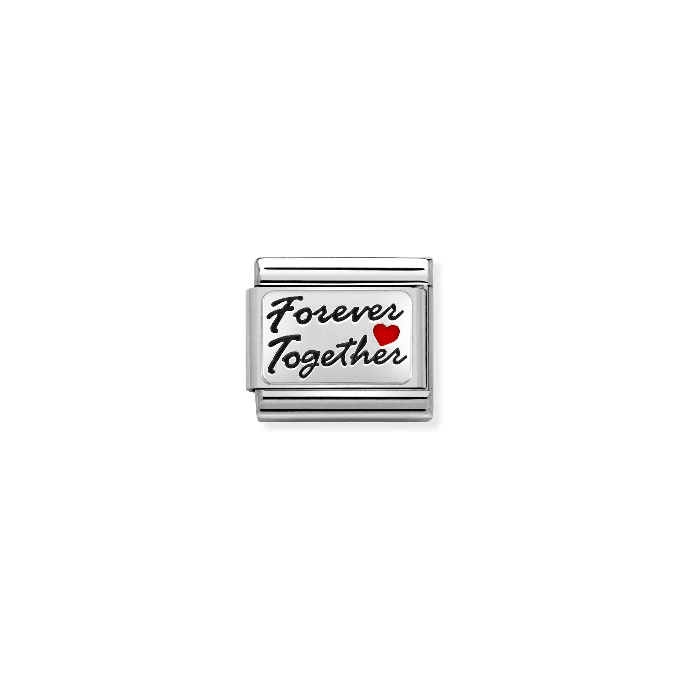 Charm, Composable Link, FOREVER TOGETHER Red Heart