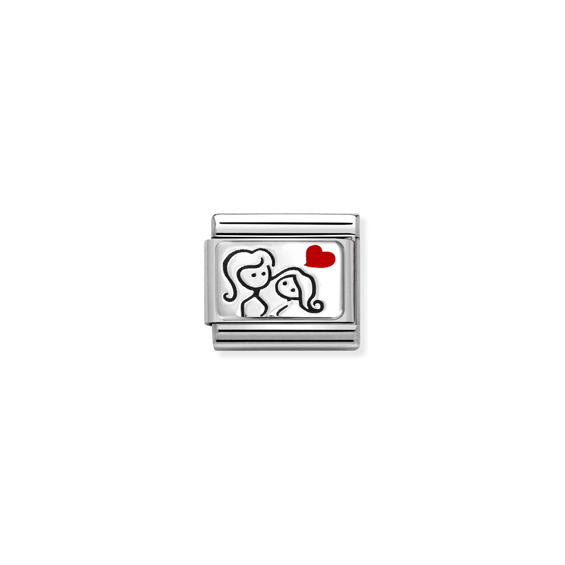 Charm, Composable Link, Women with Heart