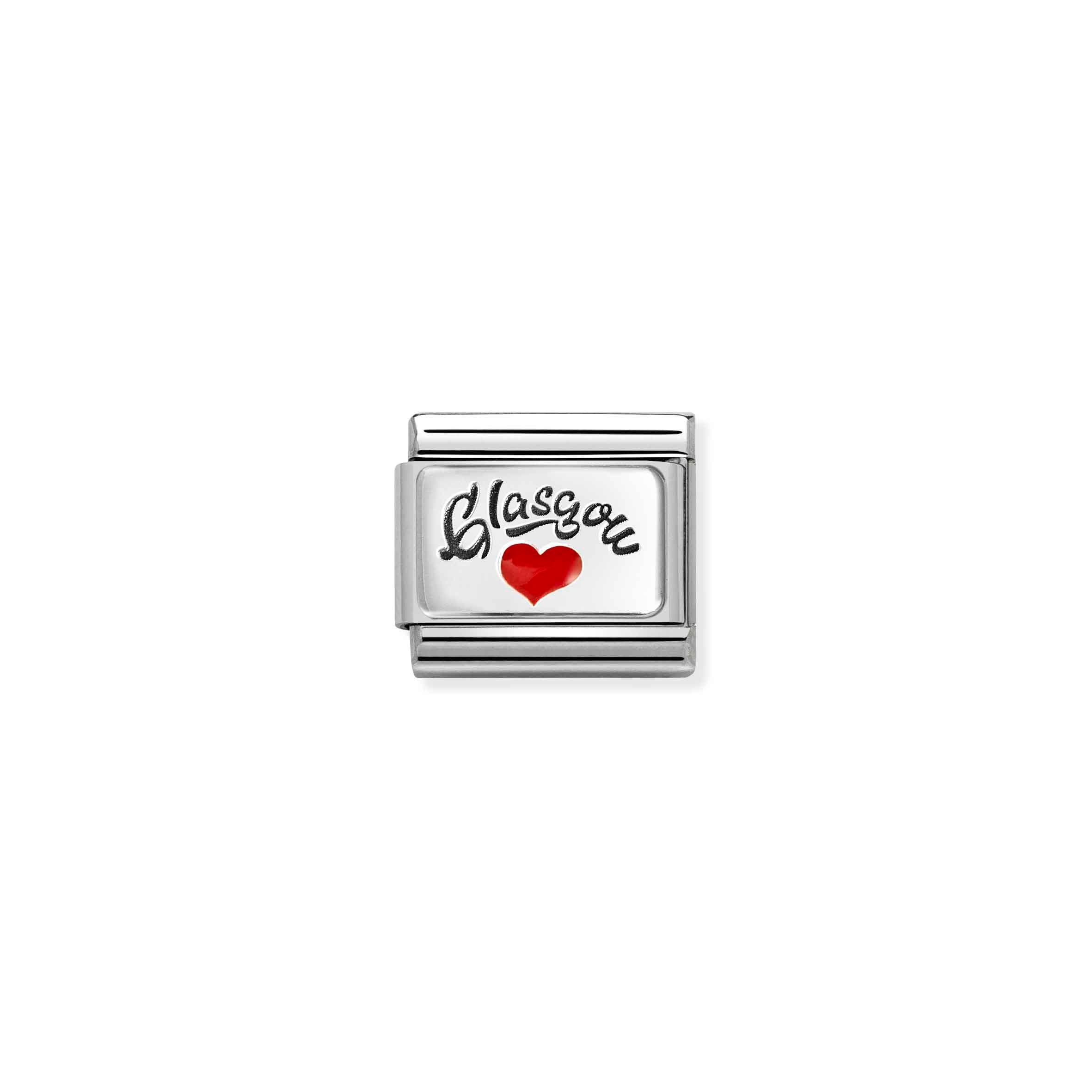 Charm, Composable Link, GLASGOW with Heart