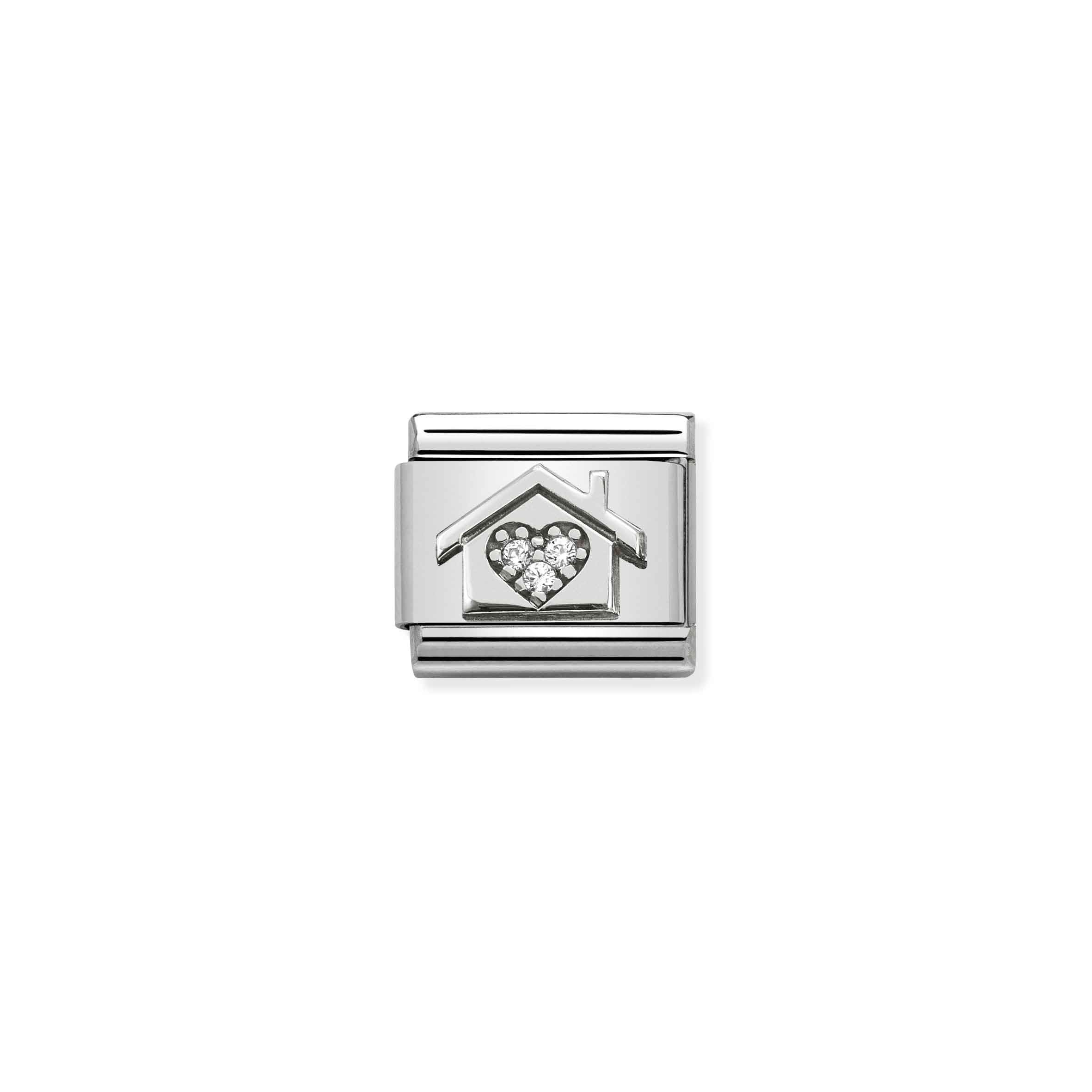 Charm, Composable Link, House Zirconia Heart