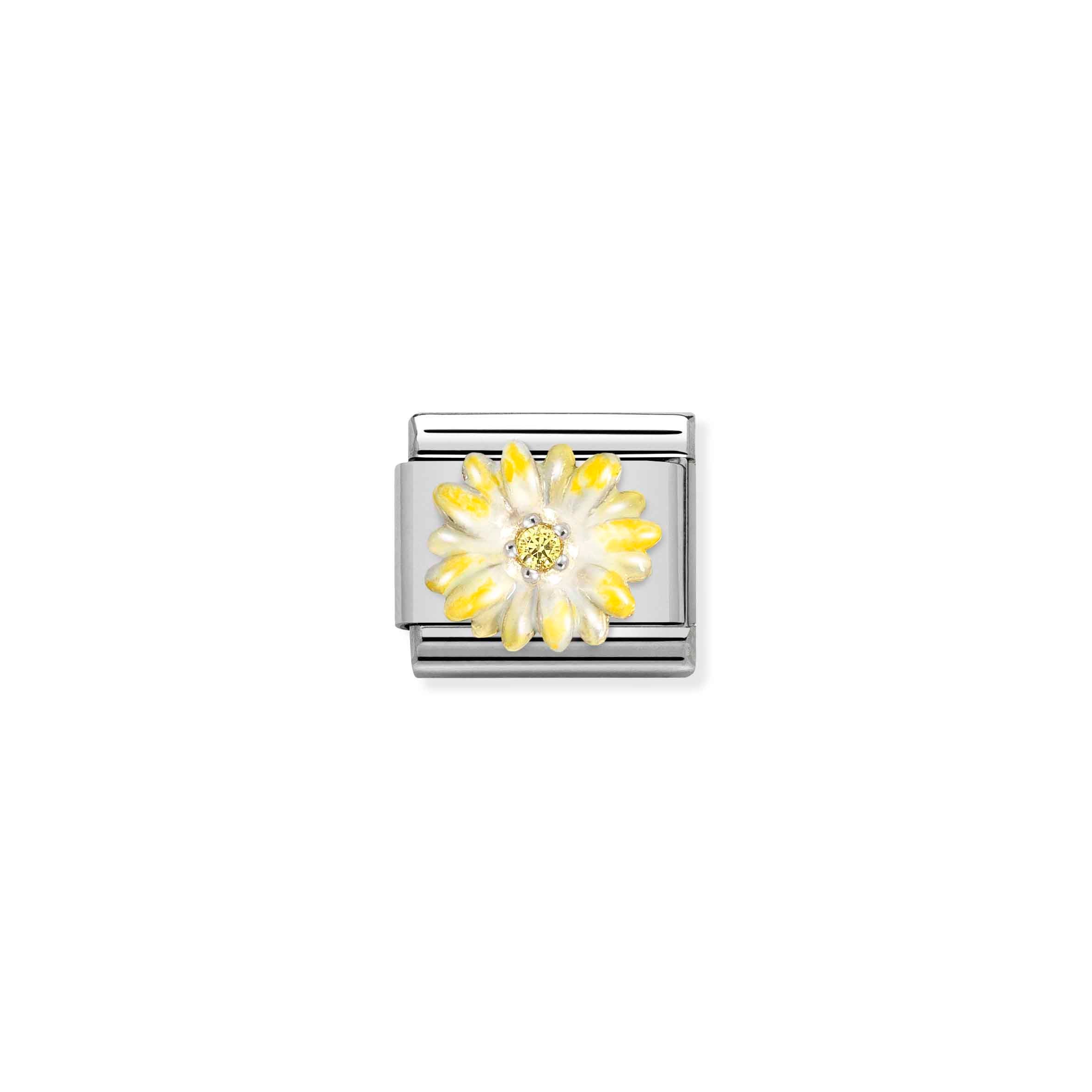 Charm, Composable Link, Yellow Flower