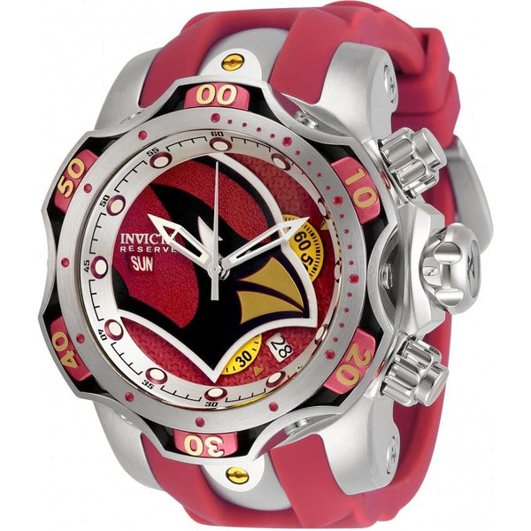 Invicta Men's 33060 NFL Cardinals Red Silicone Watch