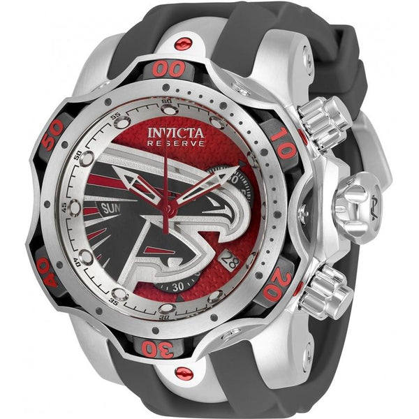 Invicta Men's 33062 NFL Falcons Black Silicone Watch