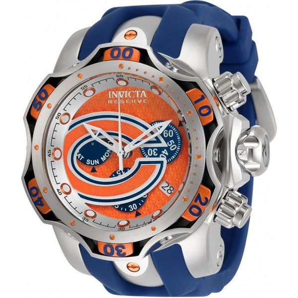 Invicta Men's 33066 NFL Bears Blue Silicone Watch
