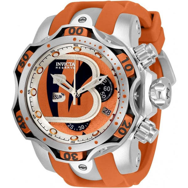 Invicta Men's 33067 NFL Bengals Orange Silicone Watch