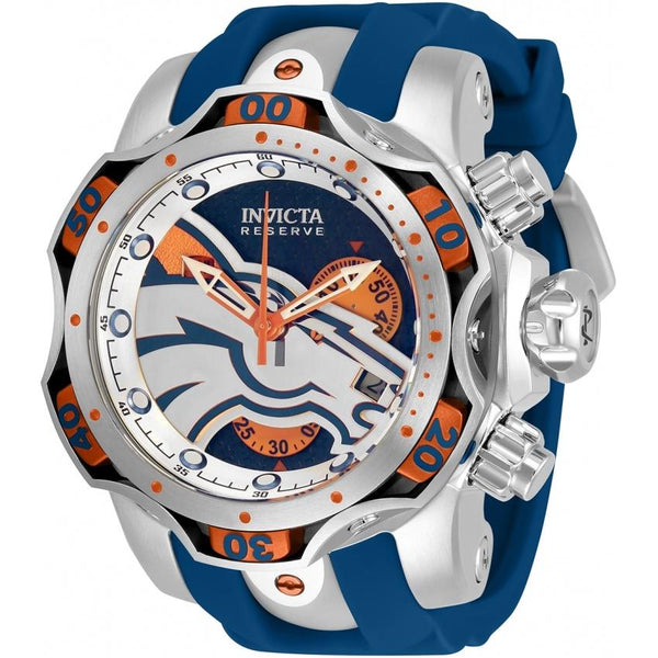 Invicta Men's 33070 NFL Broncos Blue Silicone Watch