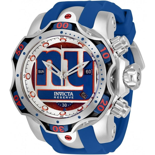 Invicta Men's 33082 NFL Giants Blue Silicone Watch