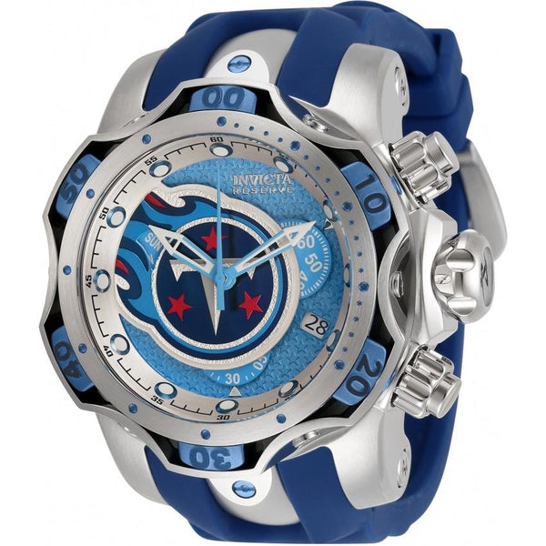 Invicta Men's 33089 NFL Titans Blue Silicone Watch