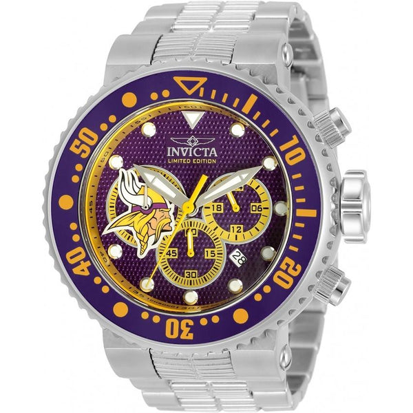 Invicta Men's 33134 NFL Vikings Stainless Steel Watch