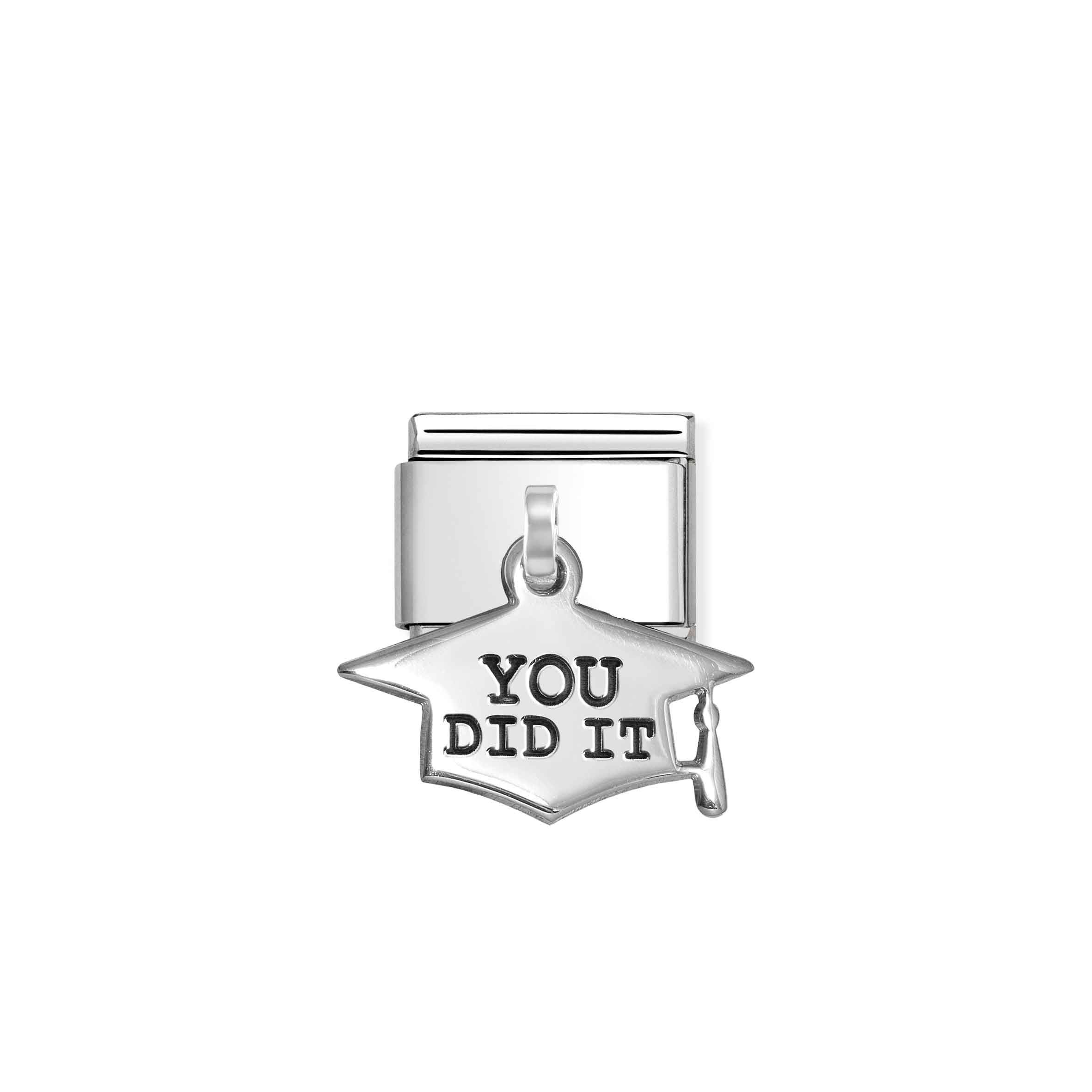 Charm, Composable Link, YOU DID IT Graduation Pendant
