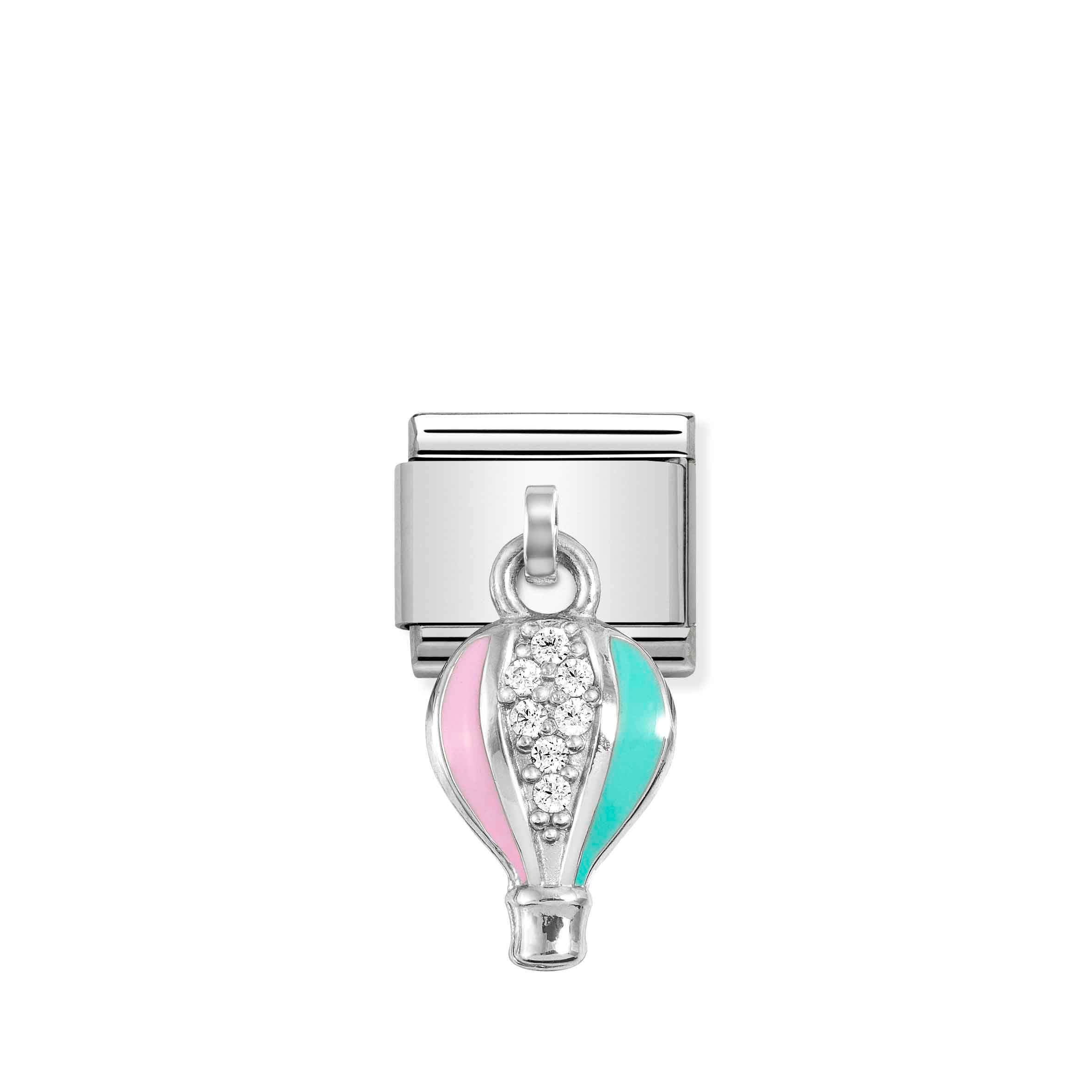 Charm, Composable Link, Hot Air Balloon, CZ