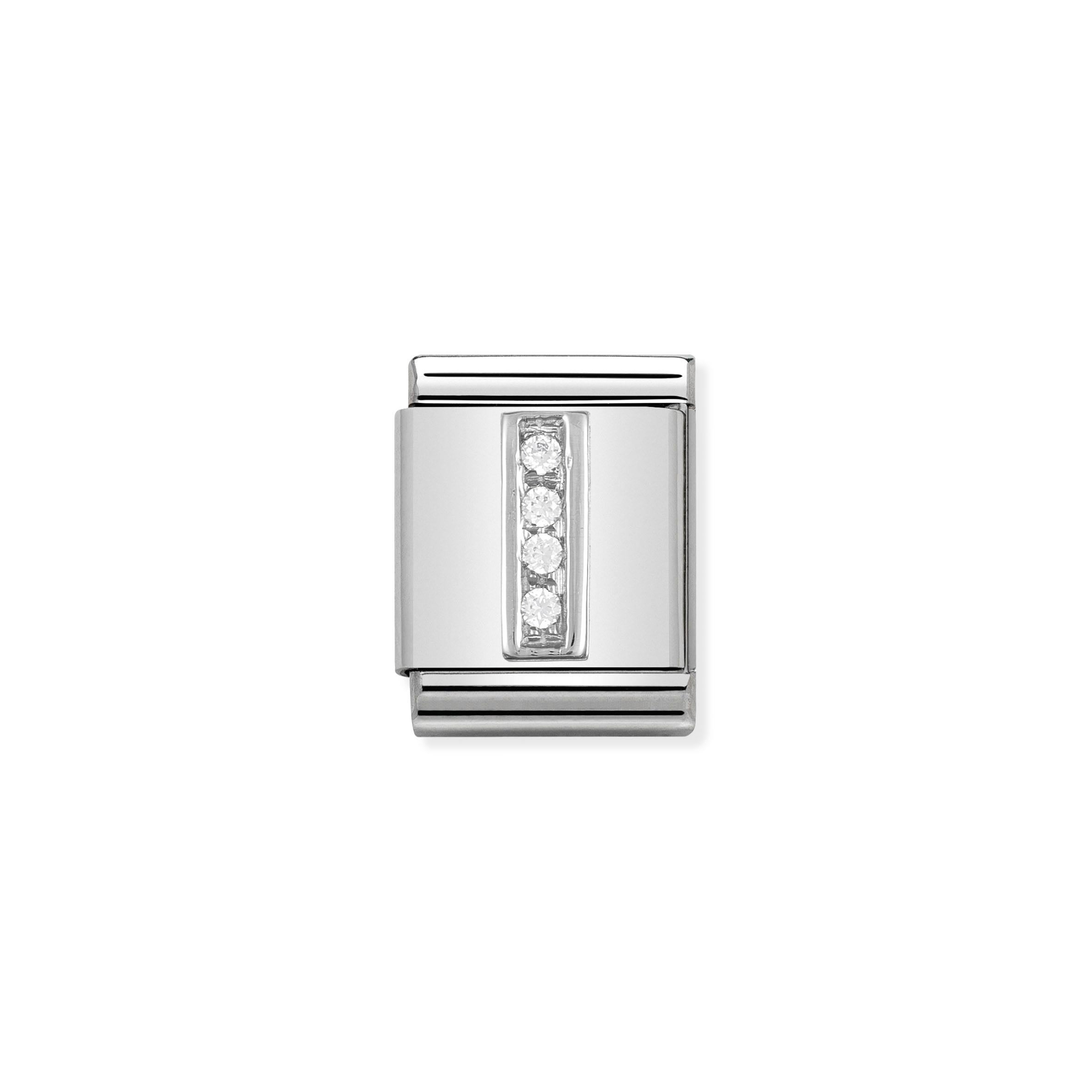 Composable Big Link Silver Letter I