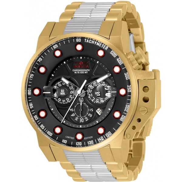 Invicta Men's 33411 I-Force Store Exclusive Gold-Tone and Silver Silicone Watch