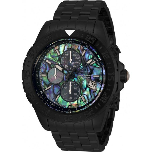 Invicta Men's 33579 Aviator Black Stainless Steel Watch