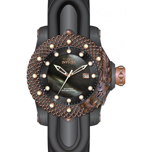 Invicta Men's 33602 Venom Automatic Black Polyurethane Watch