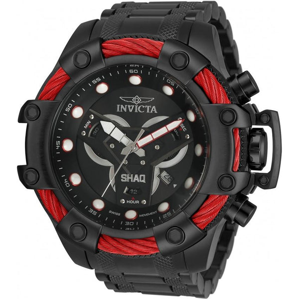 Invicta Men's 33655 Shaq Black Stainless Steel Watch