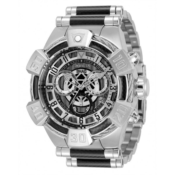 Invicta Men's 33676 Shaq Black and Silver Stainless Steel Watch