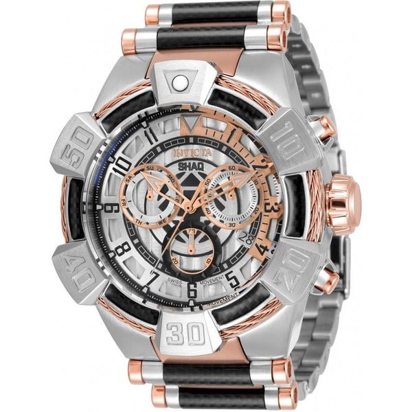 Invicta Men's 33678 Shaq Black and Silver Stainless Steel Watch