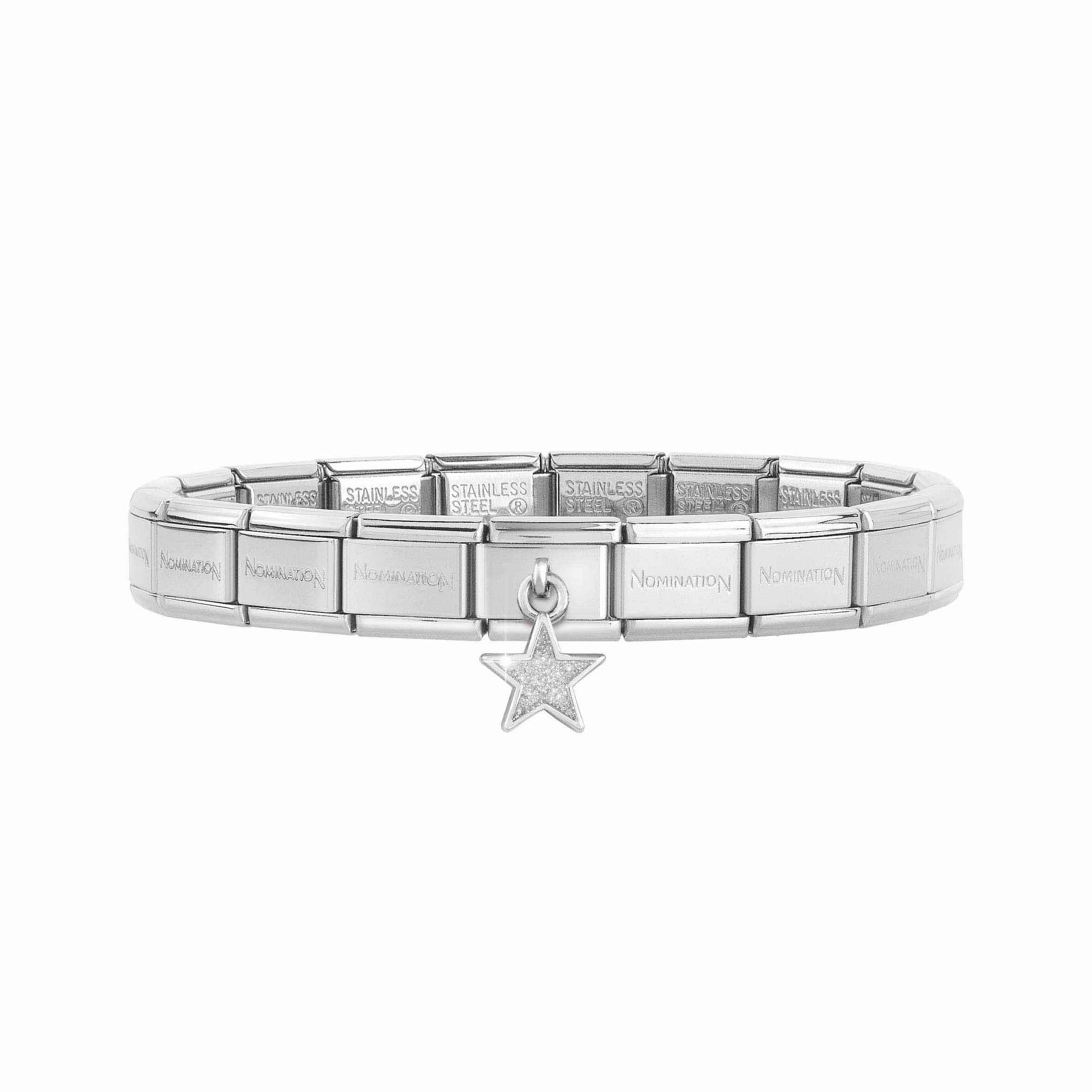 Composable Classic Bracelet with Glitter Star Pendant