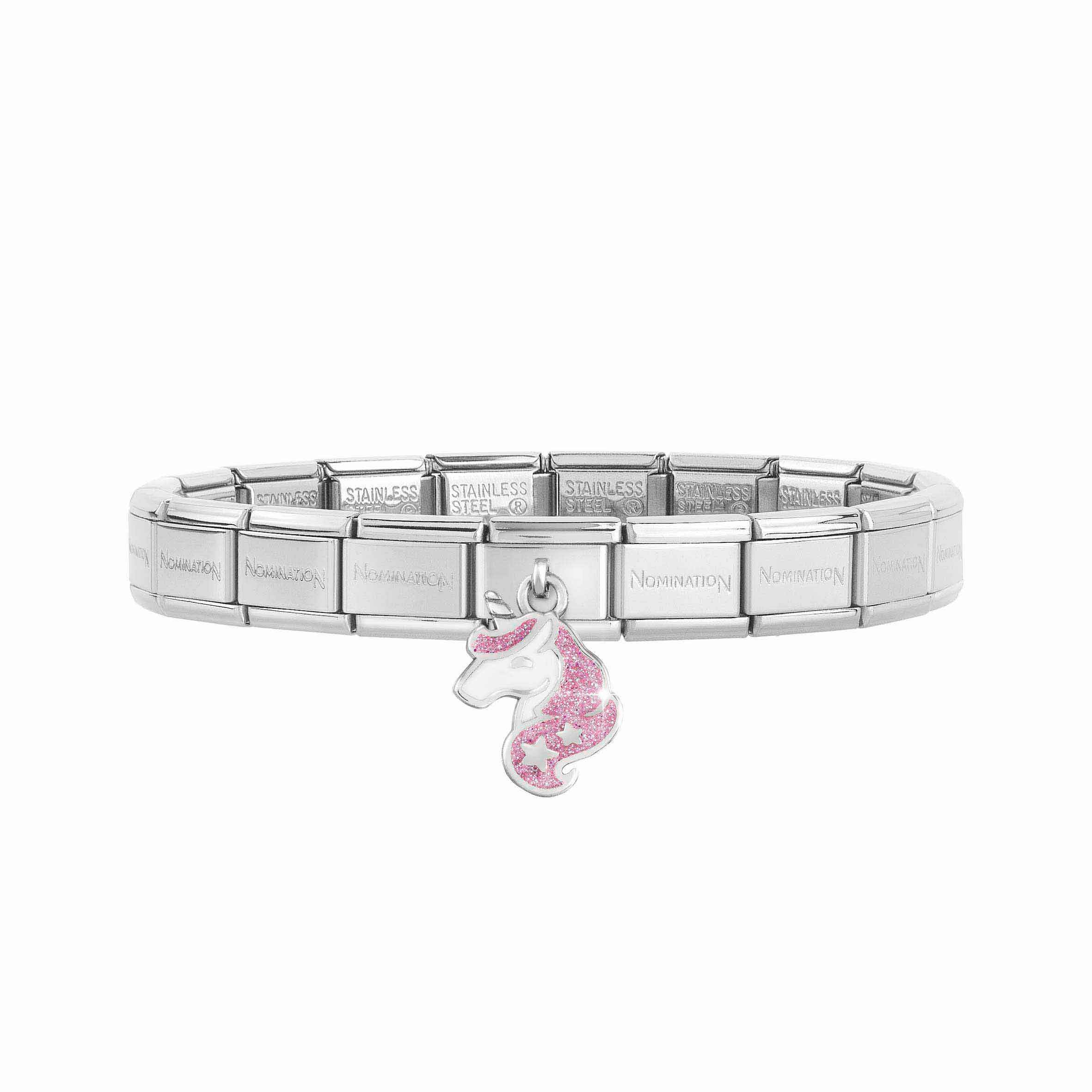 Composable Classic Bracelet with Unicorn Pendant