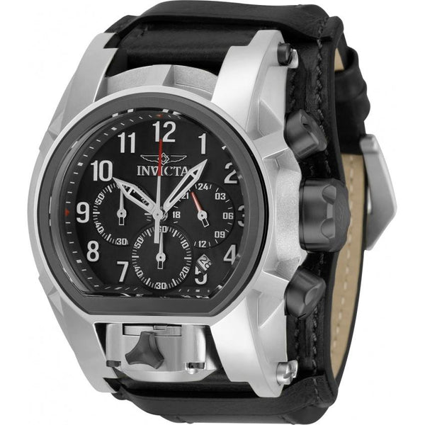 Invicta Men's 34583 Bolt Black Leather Watch