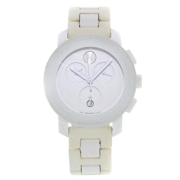 Movado Women's 3600057 Bold Chronograph White Resin Watch