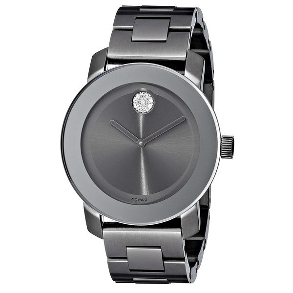 Movado Women's 3600103 Bold Diamond Black Stainless Steel Watch