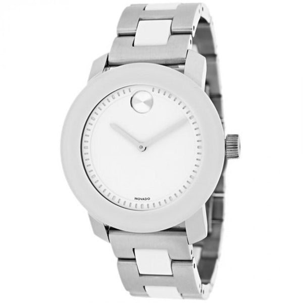 Movado Men's 3600162 Bold Two-Tone Stainless Steel and White TR 90 Composite Material Watch