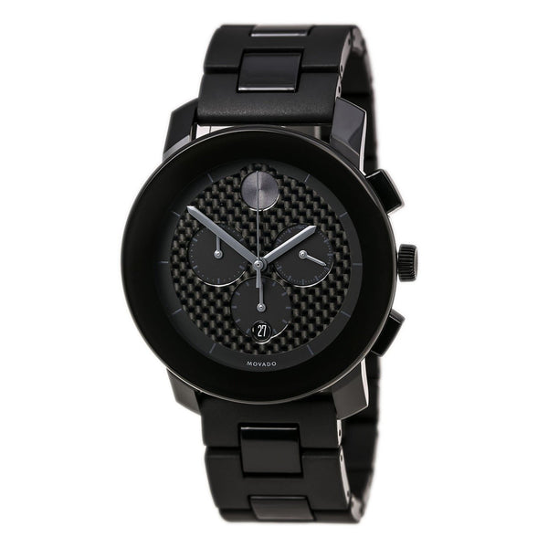 Movado Men's 3600171 Bold Chronograph Black Stainless Steel Watch