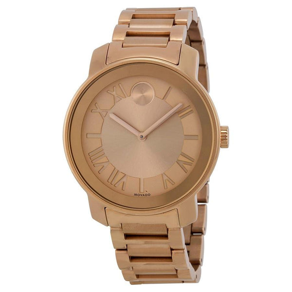 Movado Unisex 3600199 Bold Rose-Tone Stainless Steel Watch