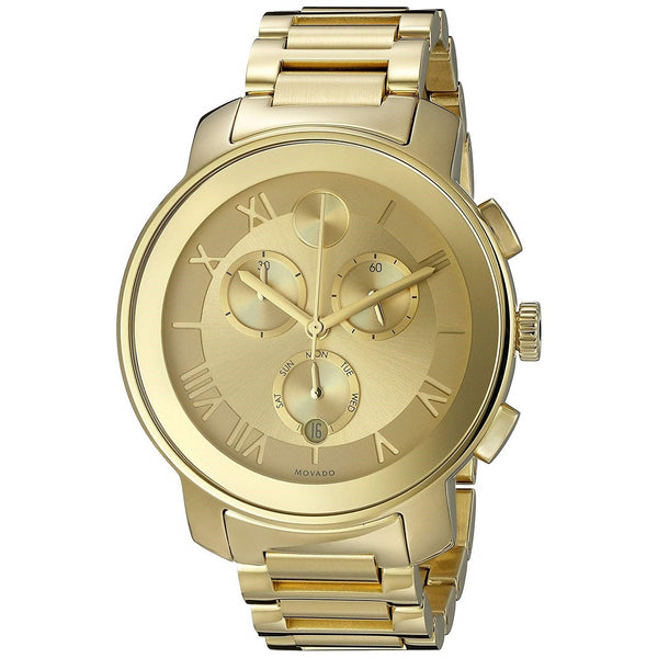 Movado Women's 3600209 Bold Chronograph Gold-Tone Stainless Steel Watch